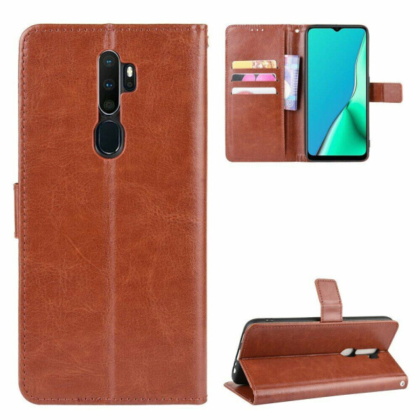 

Чехол-книжка Deexe Wallet Style для OPPO A5 2020 - Brown