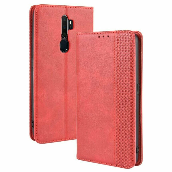 

Чехол Deexe Retro Style для OPPO A5 2020 - Red