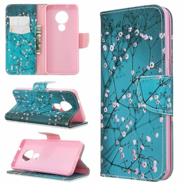 

Чехол-книжка Deexe Color Wallet для Nokia 6.2 / 7.2 - Flower