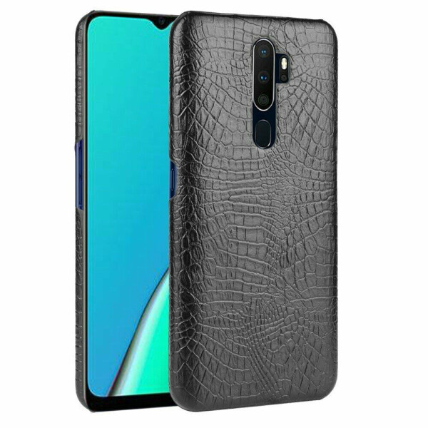 

Защитный чехол Deexe Croco Style для OPPO A5 2020 - Black