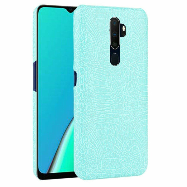 

Защитный чехол Deexe Croco Style для OPPO A5 2020 - Baby Blue