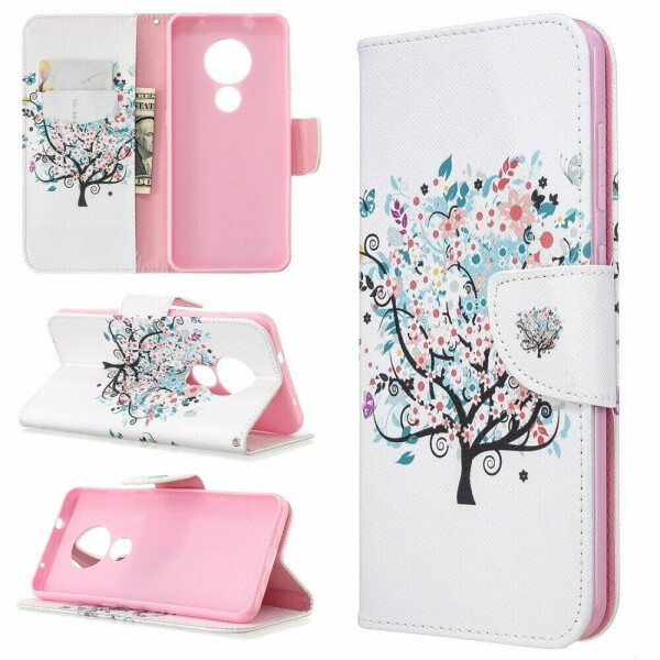

Чехол-книжка Deexe Color Wallet для Nokia 6.2 / 7.2 - Tree