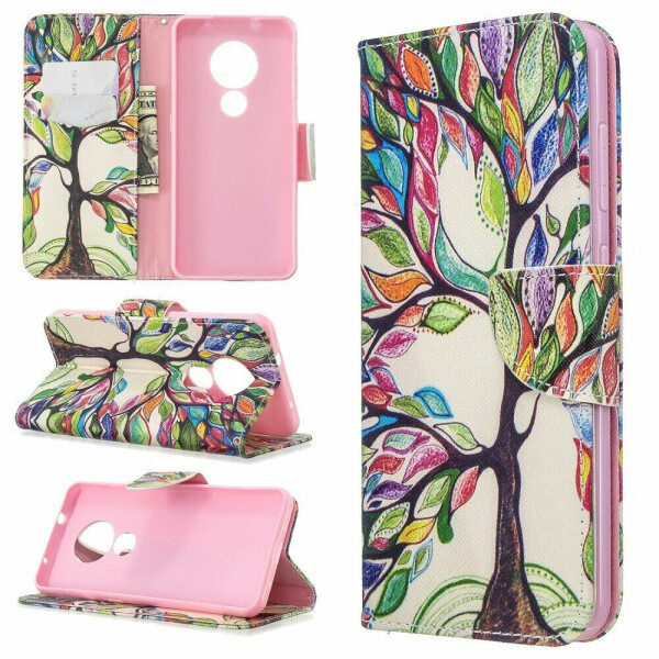 

Чехол-книжка Deexe Color Wallet для Nokia 6.2 / 7.2 - Painting