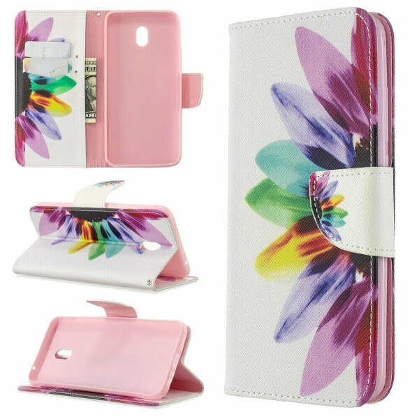 

Чехол-книжка Deexe Color Wallet для Xiaomi Redmi 8A - Colorized Flower