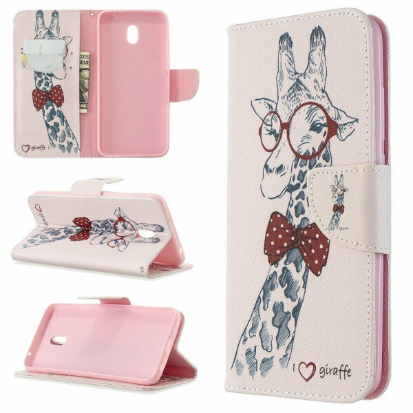 

Чехол-книжка Deexe Color Wallet для Xiaomi Redmi 8A - Giraffe