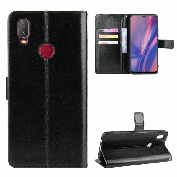 

Чехол-книжка Deexe Wallet Style для VIVO Y11 (2019) - Black