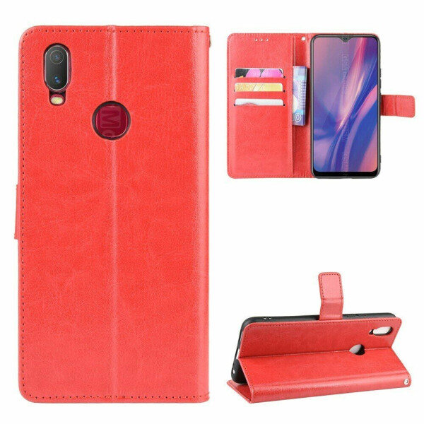 

Чехол-книжка Deexe Wallet Style для VIVO Y11 (2019) - Red