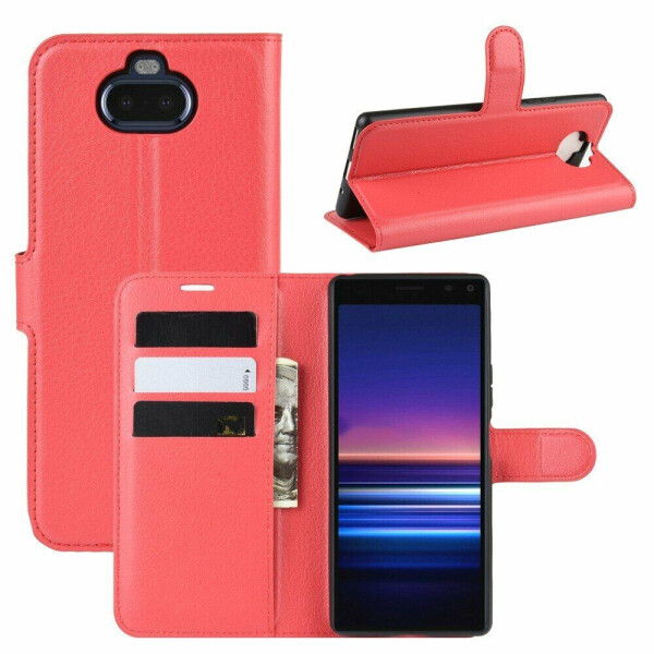 

Чехол-книжка Deexe Book Type для Sony Xperia 8 - Red