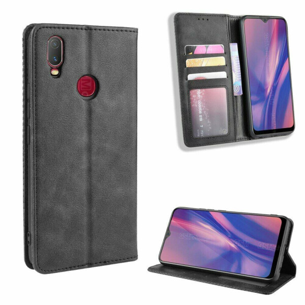 

Чехол Deexe Retro Style для VIVO Y11 (2019) - Black