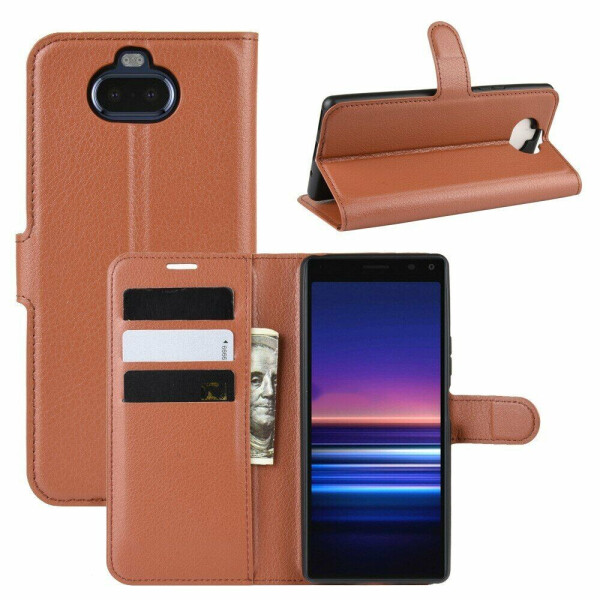 

Чехол-книжка Deexe Book Type для Sony Xperia 8 - Brown