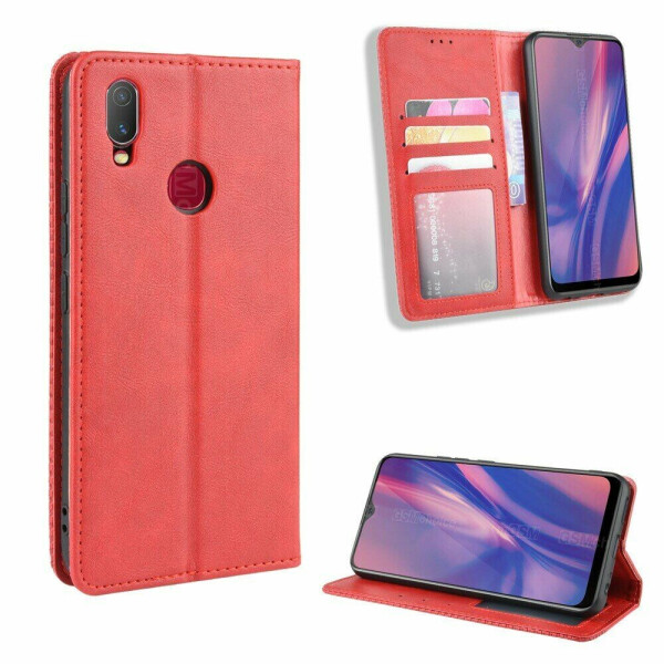 

Чехол Deexe Retro Style для VIVO Y11 (2019) - Red