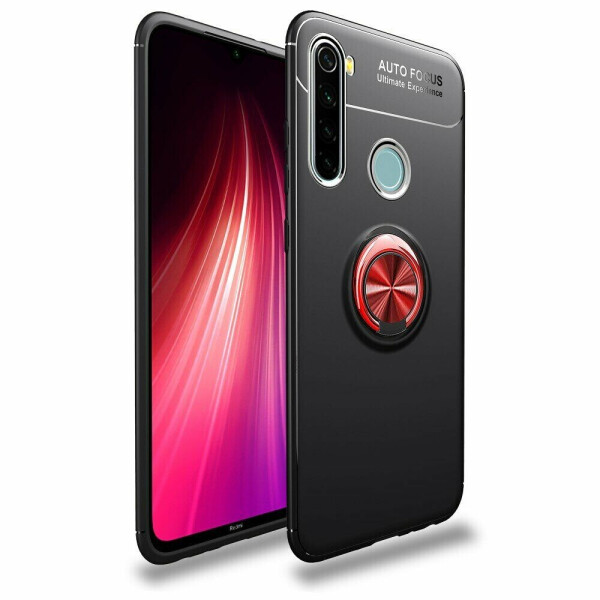 

Защитный чехол UniCase Magnetic Ring для Xiaomi Redmi Note 8 - Black / Red