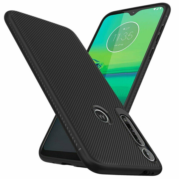 

Защитный чехол UniCase Twill Soft для Motorola Moto G8 Play / One Macro - Black
