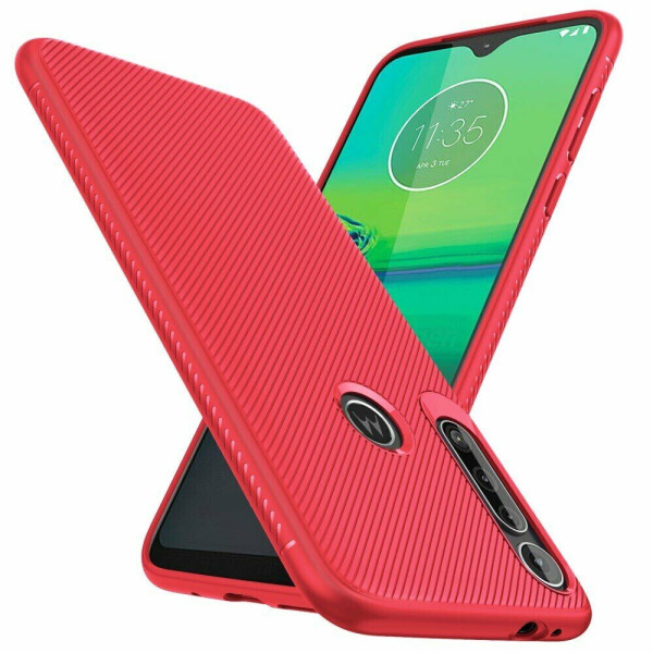 

Защитный чехол UniCase Twill Soft для Motorola Moto G8 Play / One Macro - Red