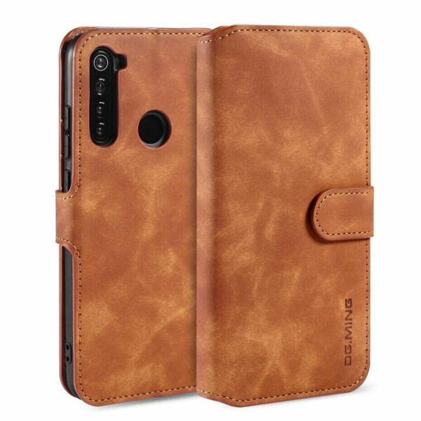 

Чехол DG.MING Retro Style для Xiaomi Redmi Note 8 - Brown