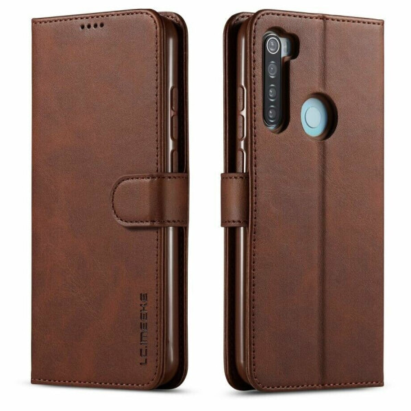 

Чехол LC.IMEEKE Wallet Case для Xiaomi Redmi Note 8 - Brown