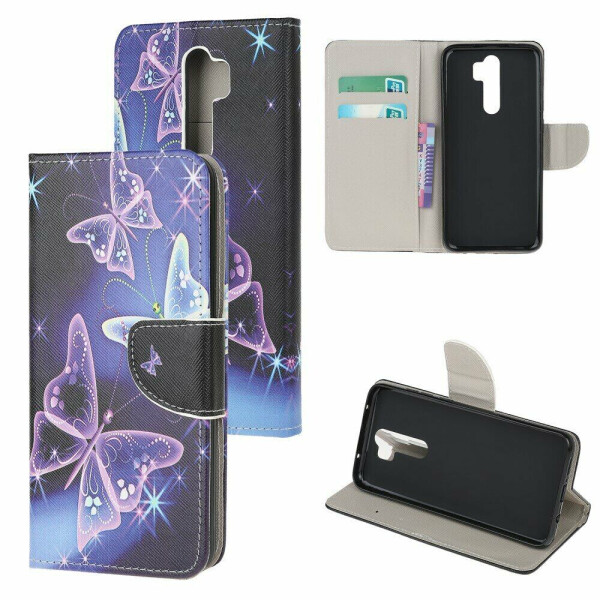 

Чехол-книжка Deexe Color Wallet для Xiaomi Redmi Note 8 Pro - Vivid Butterflies