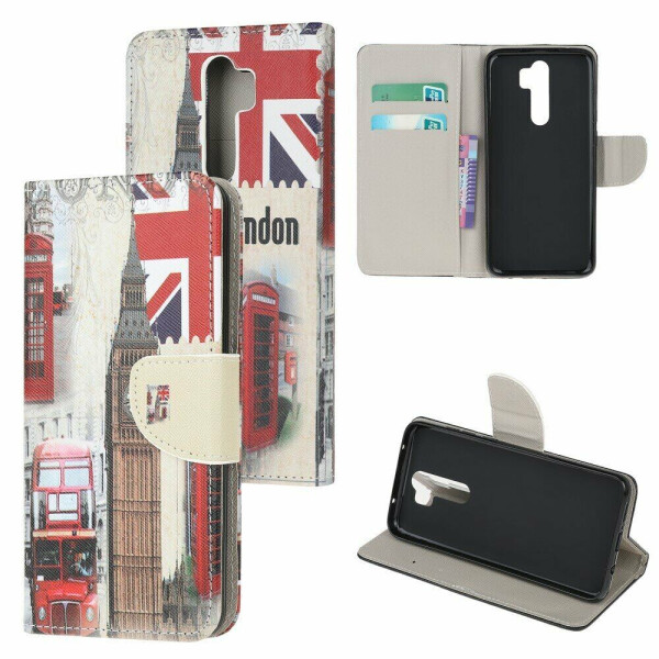 

Чехол-книжка Deexe Color Wallet для Xiaomi Redmi Note 8 Pro - Big Ben and UK Flag