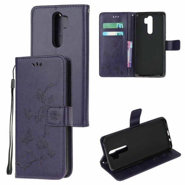 

Чехол UniCase Butterfly Pattern для Xiaomi Redmi Note 8 Pro - Dark Purple