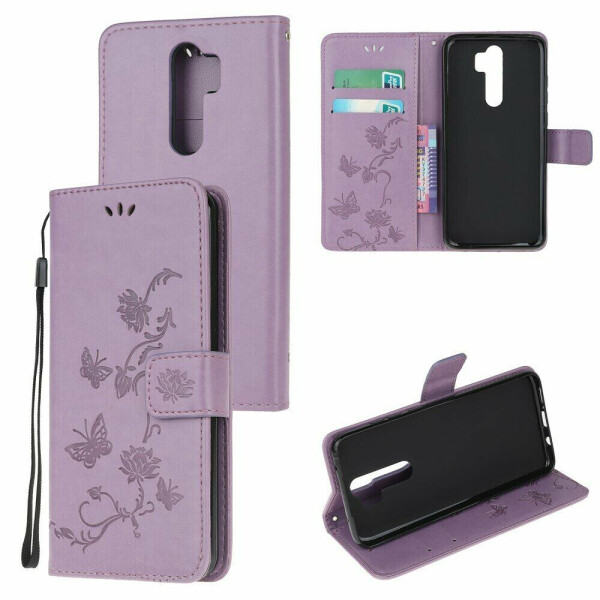 

Чехол UniCase Butterfly Pattern для Xiaomi Redmi Note 8 Pro - Light Purple