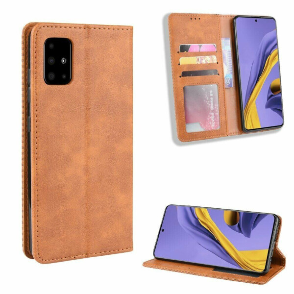

Чехол Deexe Retro Style для Samsung Galaxy A51 (A515) - Brown