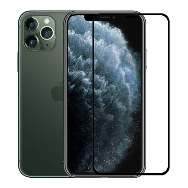 

Комплект защитных стекол (на экран и камеру) HAT PRINCE Full Glue Cover для Apple iPhone 11 Pro Max - Black
