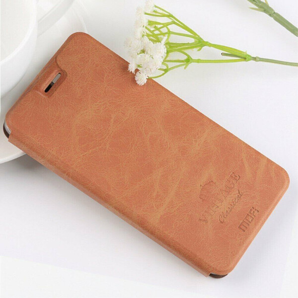 

Чехол-книжка MOFI Vintage Series для Xiaomi Redmi Note 8 Pro - Brown