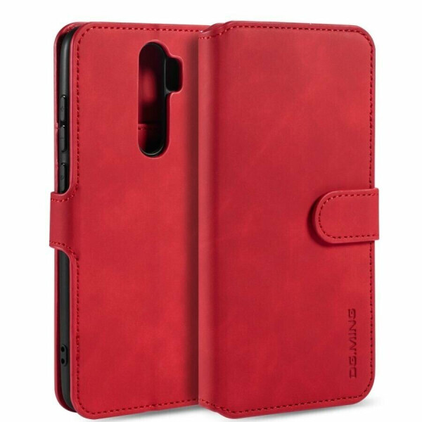

Чехол DG.MING Retro Style для Xiaomi Redmi Note 8 Pro - Red