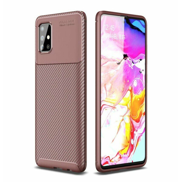 

Защитный чехол Deexe Fusion для Samsung Galaxy A51 (A515) - Brown