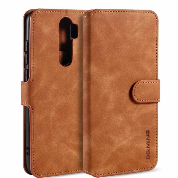 

Чехол DG.MING Retro Style для Xiaomi Redmi Note 8 Pro - Brown