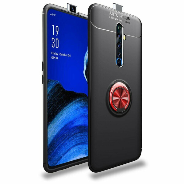 

Защитный чехол UniCase Magnetic Ring для OPPO Reno 2Z - Black / Red
