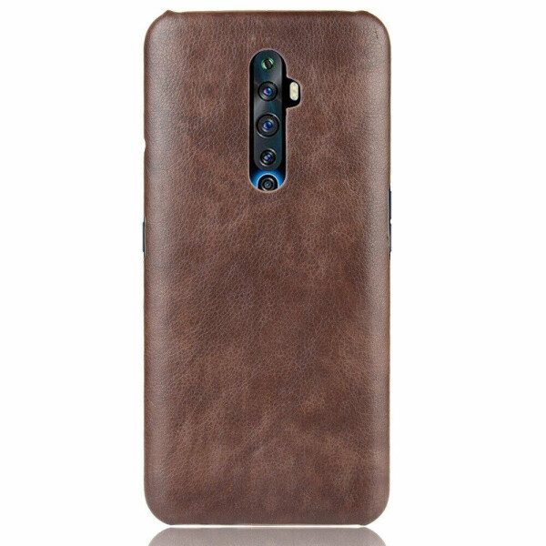 

Защитный чехол Deexe Leather Back Cover для OPPO Reno 2Z - Brown
