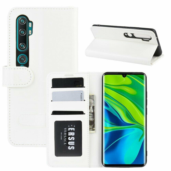 

Чехол-книжка Deexe Wallet Style для Xiaomi Mi Note 10 Pro / Mi Note 10 - White