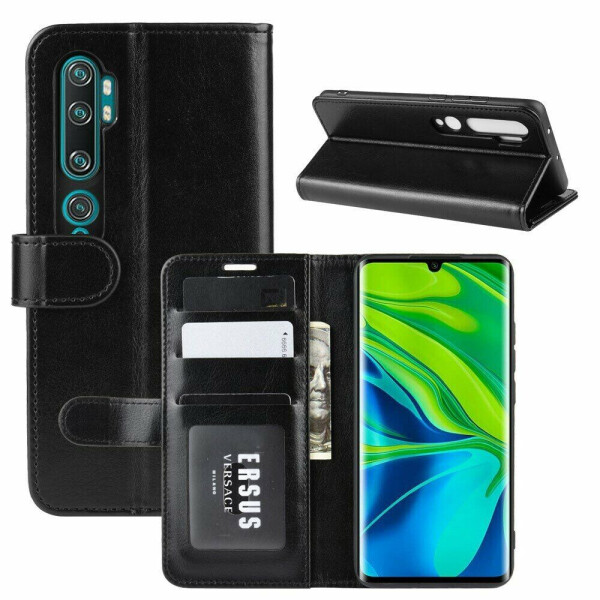 

Чехол-книжка Deexe Wallet Style для Xiaomi Mi Note 10 Pro / Mi Note 10 - Black