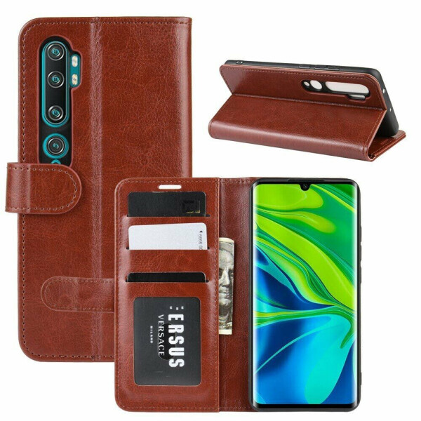 

Чехол-книжка Deexe Wallet Style для Xiaomi Mi Note 10 Pro / Mi Note 10 - Brown
