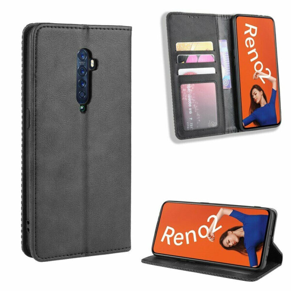 

Чехол Deexe Retro Style для OPPO Reno 2 - Black
