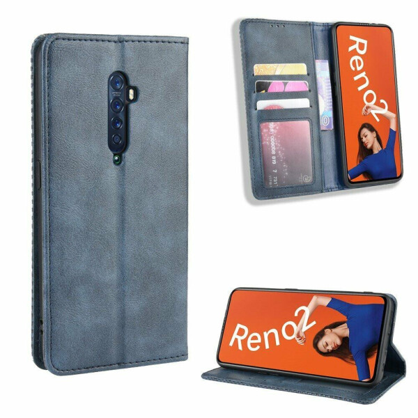 

Чехол Deexe Retro Style для OPPO Reno 2 - Blue