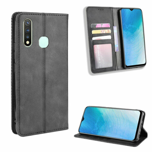 

Чехол Deexe Retro Style для VIVO Y19 - Black