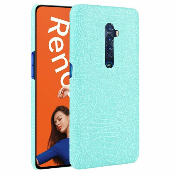 

Защитный чехол Deexe Croco Style для OPPO Reno 2 - Baby Blue