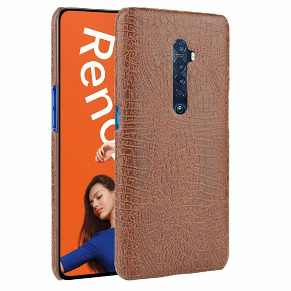 

Защитный чехол Deexe Croco Style для OPPO Reno 2 - Brown