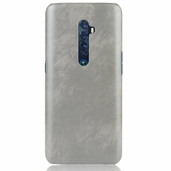 

Защитный чехол Deexe Leather Back Cover для OPPO Reno 2 - Grey
