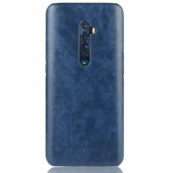 

Защитный чехол Deexe Leather Back Cover для OPPO Reno 2 - Blue
