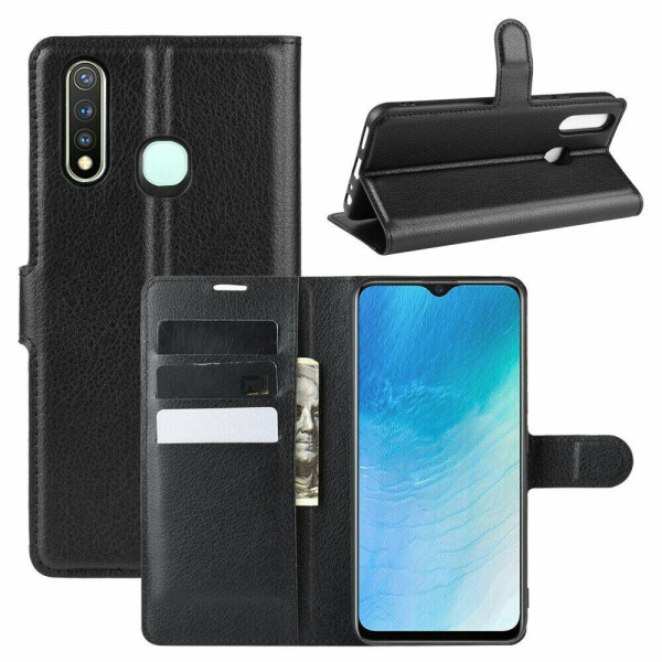 

Чехол-книжка Deexe Book Type для VIVO Y19 - Black