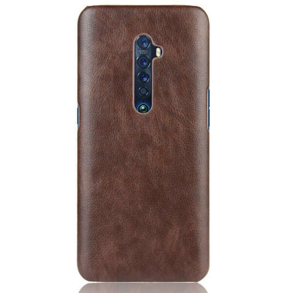

Защитный чехол Deexe Leather Back Cover для OPPO Reno 2 - Brown