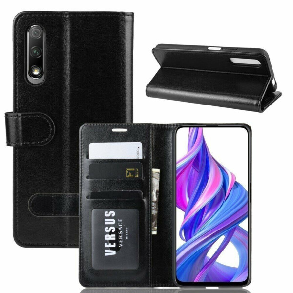 

Чехол-книжка Deexe Wallet Style для Huawei P Smart Pro / Honor 9X (for China) - Black