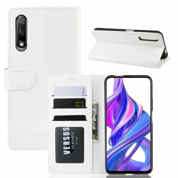 

Чехол-книжка Deexe Wallet Style для Huawei P Smart Pro / Honor 9X (for China) - White