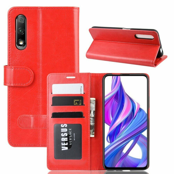 

Чехол-книжка Deexe Wallet Style для Huawei P Smart Pro / Honor 9X (for China) - Red