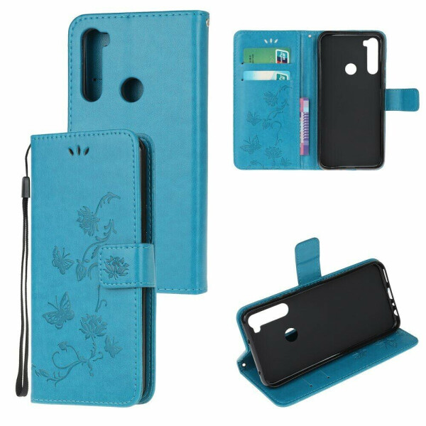 

Чехол UniCase Butterfly Pattern для Xiaomi Redmi Note 8 - Blue