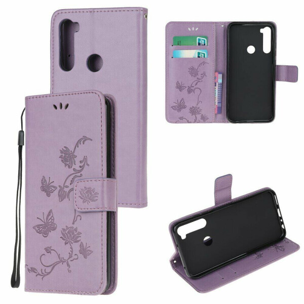 

Чехол UniCase Butterfly Pattern для Xiaomi Redmi Note 8 - Light Purple