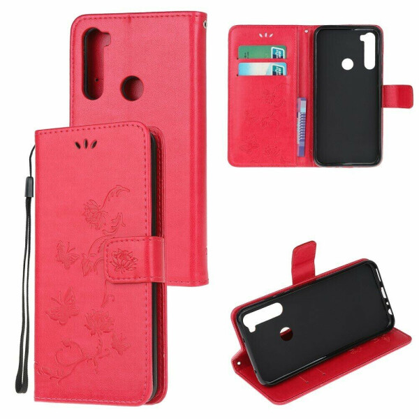 

Чехол UniCase Butterfly Pattern для Xiaomi Redmi Note 8 - Red